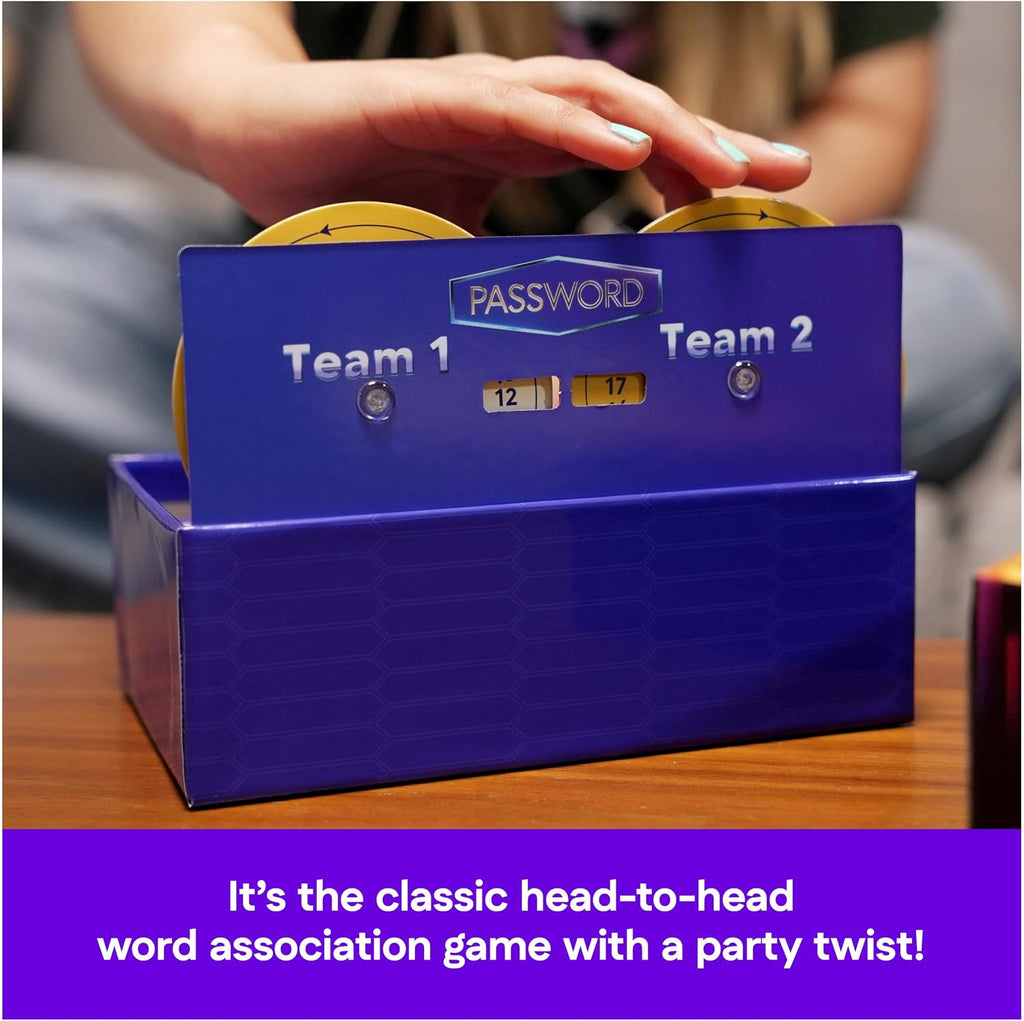 Spin Master Games, Password Party Game, As Seen on The Tonight Show with Keke Palmer, The Viral Party Card Game, Friendsgiving, 4+ Players, for Ages 14 & Up
