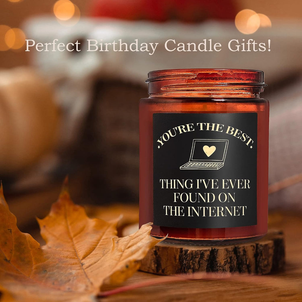 Anniversary Wedding Engagement Scented Soy Candles- Gift for Him Her Girlfriend Boyfriend - Birthday Gifts for Women Men - Mothers Day Love You Gift for Wife - Romantic Valentines for Husband