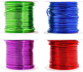 Mandala Crafts 16 Gauge Anodized Aluminum Craft Wire for Jewelry Making - 400 FT Colored Flexible Rainbow Wire - Bendable for Bonsai Armature Crafting Sculpting