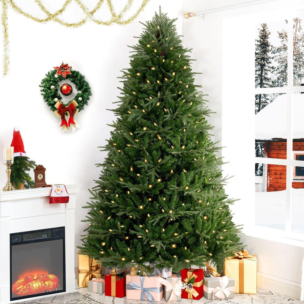 naomi home camden 7.5 ft pre-lit christmas tree, package contents