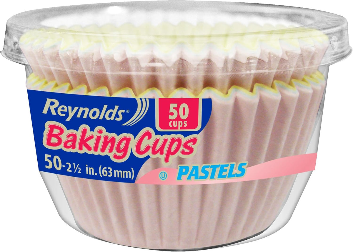 Reynolds Baking Cups (Pastel, 50, Pack of 24)