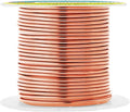 Mandala Crafts 14 Gauge Anodized Aluminum Craft Wire for Jewelry Making - 60 FT Colored Flexible Copper Tone Wire - Bendable for Bonsai Armature Crafting Sculpting