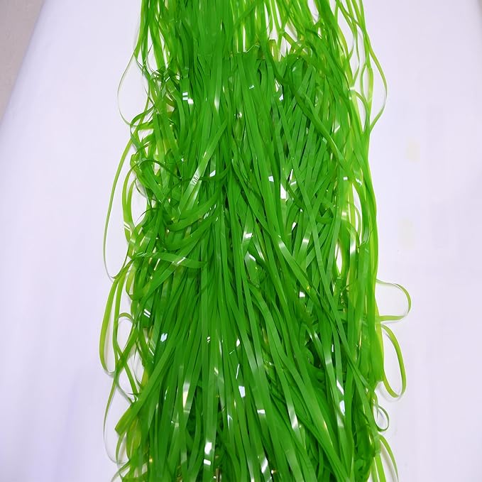 BRAVESHINE Pastel Green Streamers Party Backdrop Decoration - Tinsel Curtain Foil Fringe Backdrop for Birthdays/Dinosaur/Lime Green Frog Theme/Wizard/Christmas Decorations - 3.2ft X 8.2ft