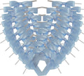 50pcs 2-1/2" Light Blue Satin Ribbon Bows with Twist Ties for Gift Wrapping Packing Christmas Decoration(Lt.Blue)