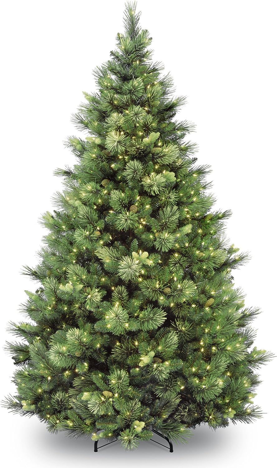 national tree company 6.5ft pre-lit carolina pine artificial, main product view