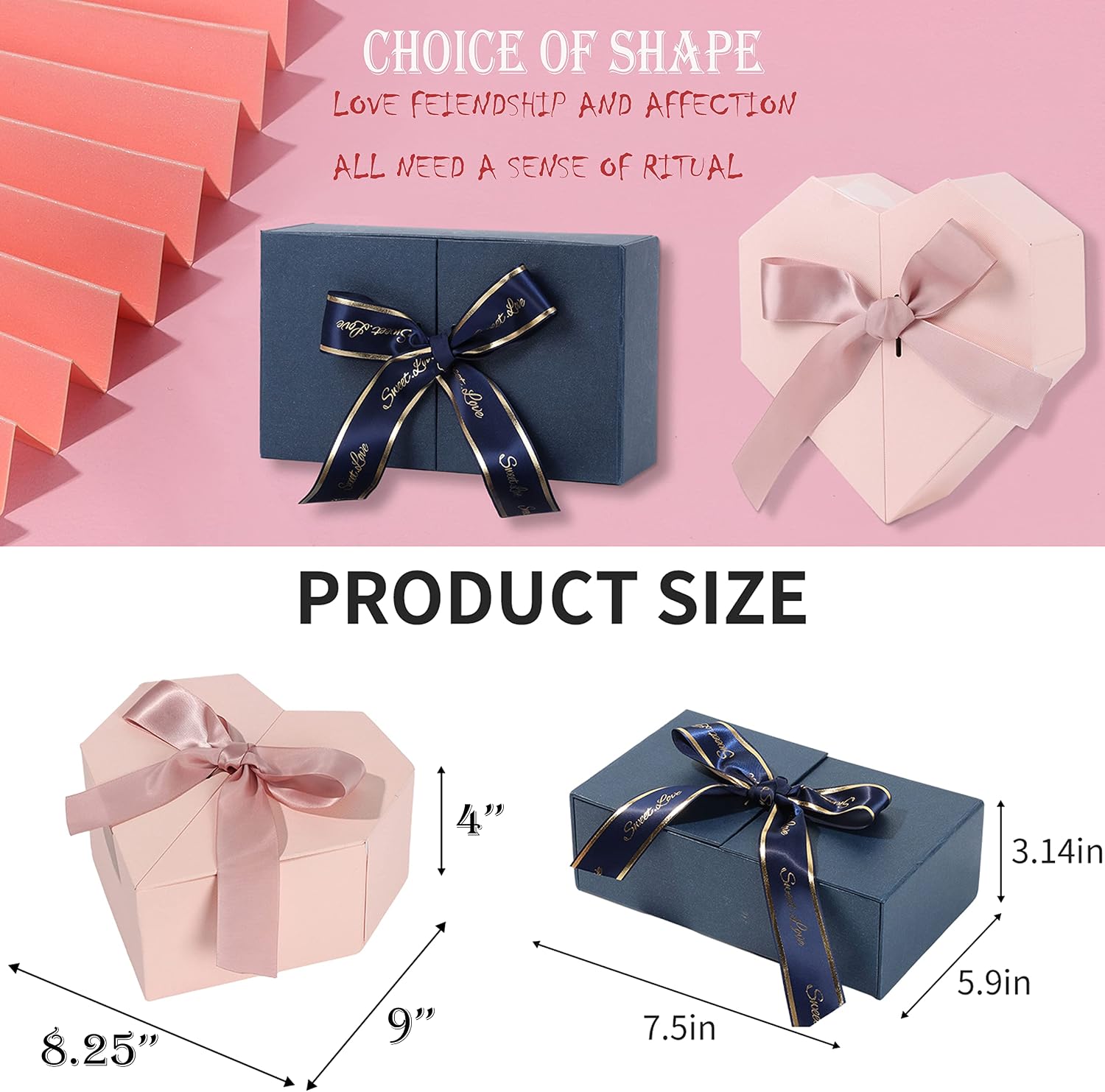 Money Box for Cash Gift Pull Pink - Money Gift Box for Cash Gift Ideas-Love Box with Money Pull Out KIT & Automatic ON/Off String Light - Birthday Money Pull Box Surprise Money Box. (Pack of 2)