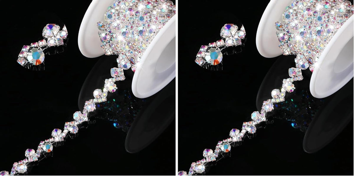 kigeli rhinestone trim crystal chain sew on for, main product view