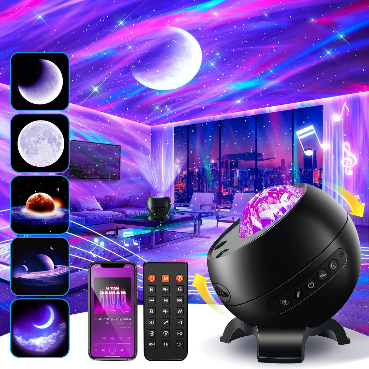 led light gifts home decor light projector with, main product view