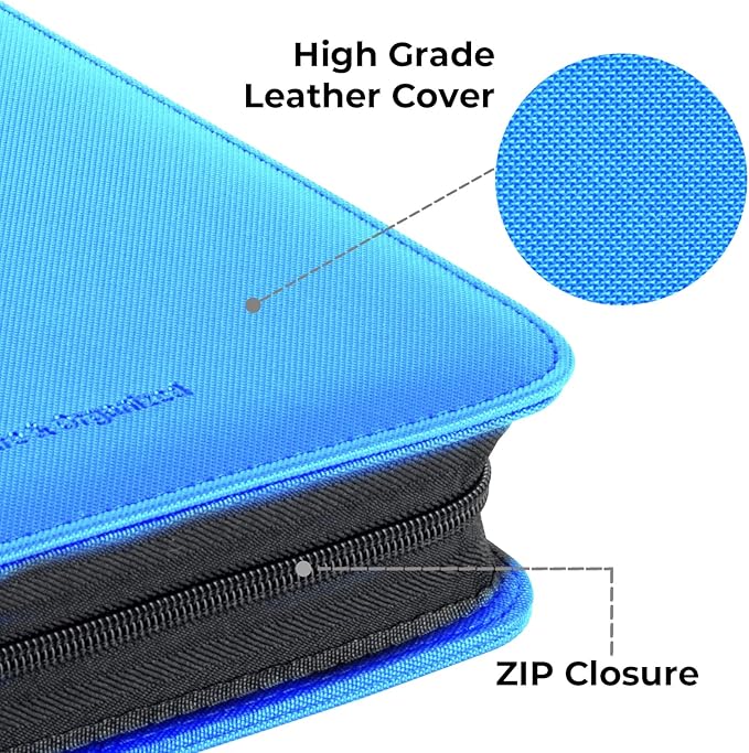 Premium ZiP Trading Cards Binder 9 Pockets, 936 Cards, Large Cards Book Album with Front Window & Lable Pocket, Card Collection Folder for TCG, MTG, Baseball, Football, Soccer and Games Cards