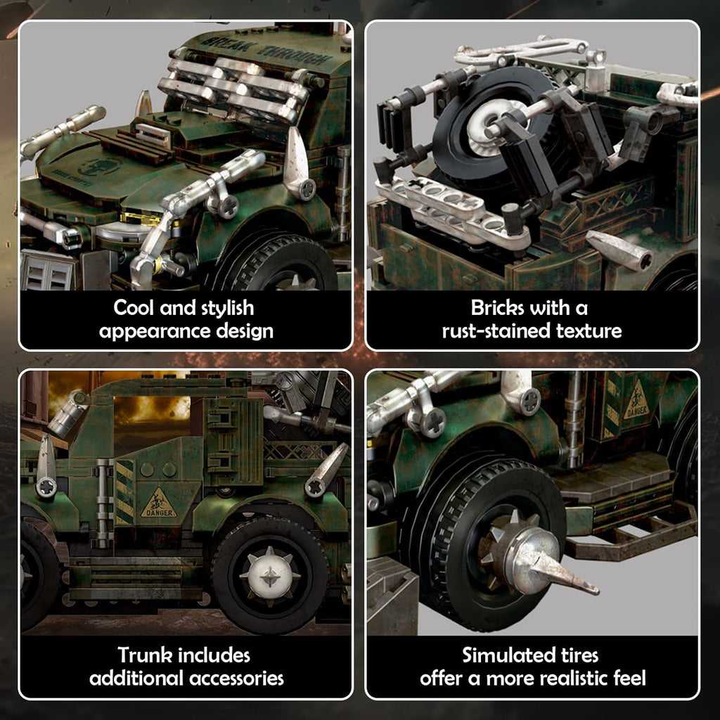 high godo technic car building blocks set for shown in use