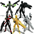 titan 13 action figure set, multi-jointed dummy robot, main product view