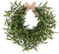 artificial olive wreath for front door - 22, main product view
