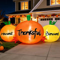 danxilu 8 ft fall pumpkin trio inflatable thanksgiving, main product view