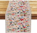 OYIMUA Boho Floral Summer Table Runner 13 x 72 Inches Colorful Flower Runners for Tables Rustic Spring Decorations for Home Indoor Outdoor Party Decor