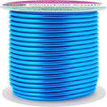 Mandala Crafts 13 Gauge Anodized Aluminum Craft Wire for Jewelry Making - 60 FT Colored Flexible Bondi Blue Wire - Bendable for Bonsai Armature Crafting Sculpting