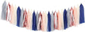 Fonder Mols Tissue Paper Tassel Garland DIY Kit Tassels Banner Decorations for Baby Boy Shower Nursery Decor (Pack of 25pcs, Navy Gray Beige Rose Gold Champagne) A30