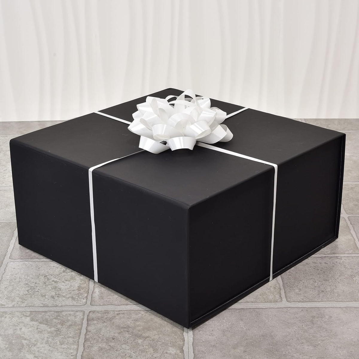 Prime Line Packaging Black Magnetic Gift Box Bulk, 10x10x5, 15 Pack