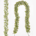 2 Pcs 5.8ft Artificial Baby Breath Flower Vines, Babys Breath Artificial Flowers Real Touch Faux Gypsophila Hanging Fake Baby's Breath Garlands for Wedding and Baby Shower Decor（Pink）