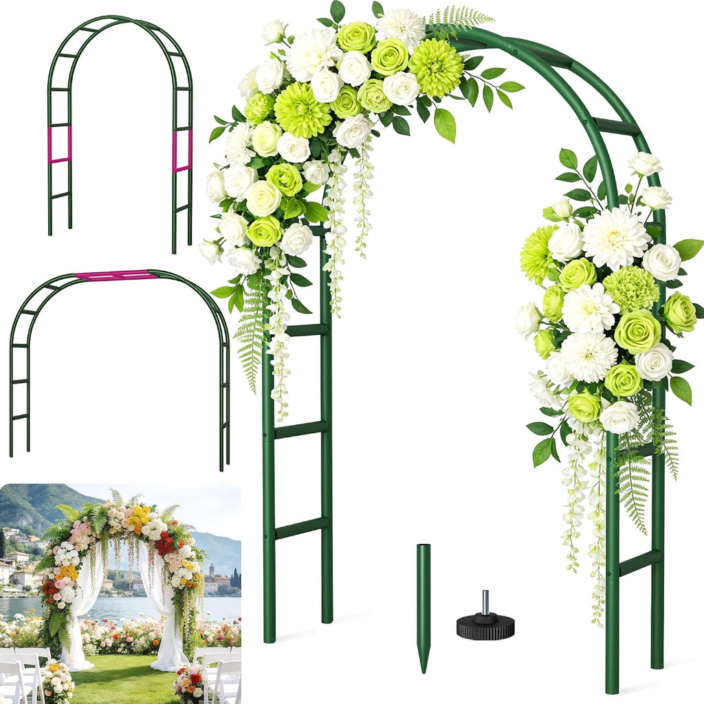 thickened rustproof garden arch metal trellis for climbing, main product view