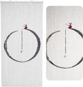 fishing art beaded bamboo curtain for doorway 35.4", main product view