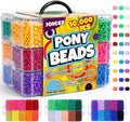 joicee 10000pcs pony beads bulk 30 colors for, main product view