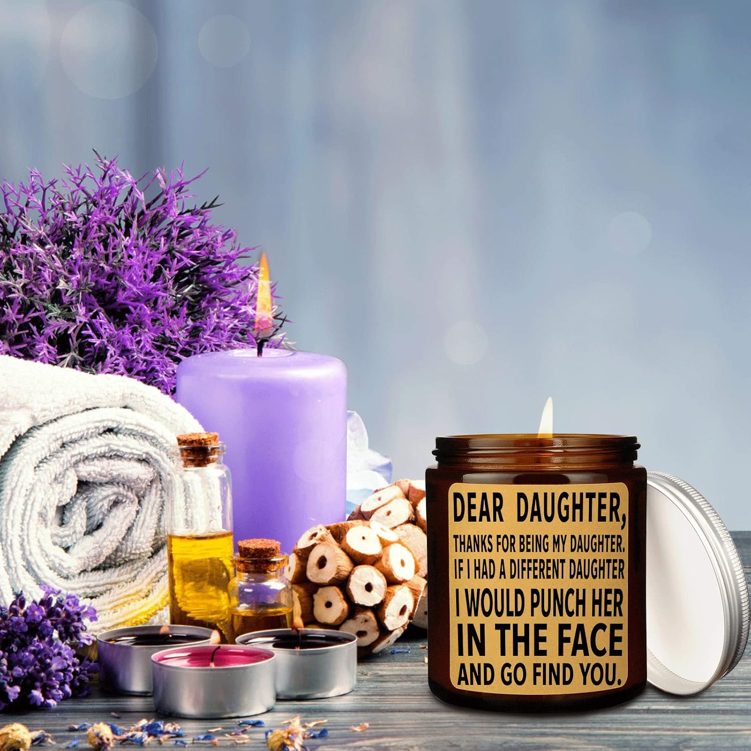 Daughter Gift from Mom, Dad - Birthday Gifts for Daughters - Funny Gift for Adult Daughter, Women - Funny Birthday Wedding Gifts for Daughter, Stepdaughter