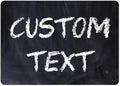 Custom Sign, Custom Street Sign, 11 Font Colors, 13 Font Styles, 4 Hole Options, 22 Sizes, 10x14 Inches, Rust Free DiBound, Fade Resistant, Made in USA by My Sign Center (Chalkboard Black)