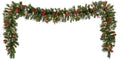 national tree company 9ft pre-lit wintry pine flocked, main product view