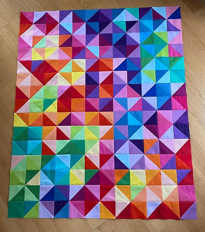 200PCS 4" x 4" 100% Precut Cotton Fabric Squares Fabric Bundles for Sewing, Quilt Potholders DIY& Quilting Beginners