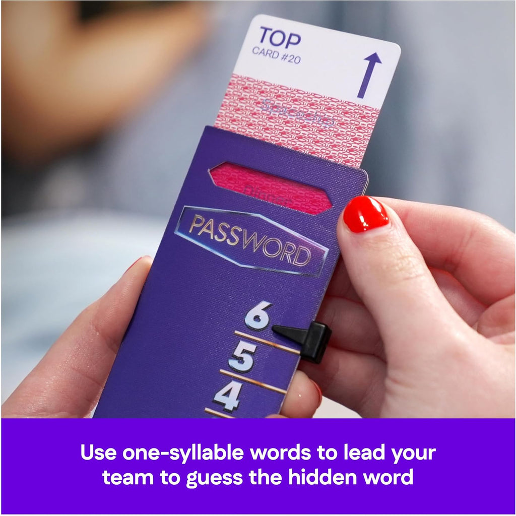 Spin Master Games, Password Party Game, As Seen on The Tonight Show with Keke Palmer, The Viral Party Card Game, Friendsgiving, 4+ Players, for Ages 14 & Up