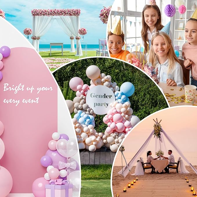 LEBENGURU Upgraded 5FT Wedding Arch Cover, Dusty Pink Spandex Fitted Arch Backdrop Cover, Round Top Chiara Stand Covers for Birthday Party Baby Shower Banquet Balloon Décor