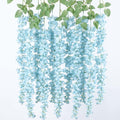 mizii 6pcs grey wisteria hanging flowers 48" silk, main product view