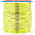 Mandala Crafts 20 Gauge Anodized Aluminum Craft Wire for Jewelry Making - 100 FT Colored Flexible Yellow Green Wire - Bendable for Bonsai Armature Crafting Sculpting