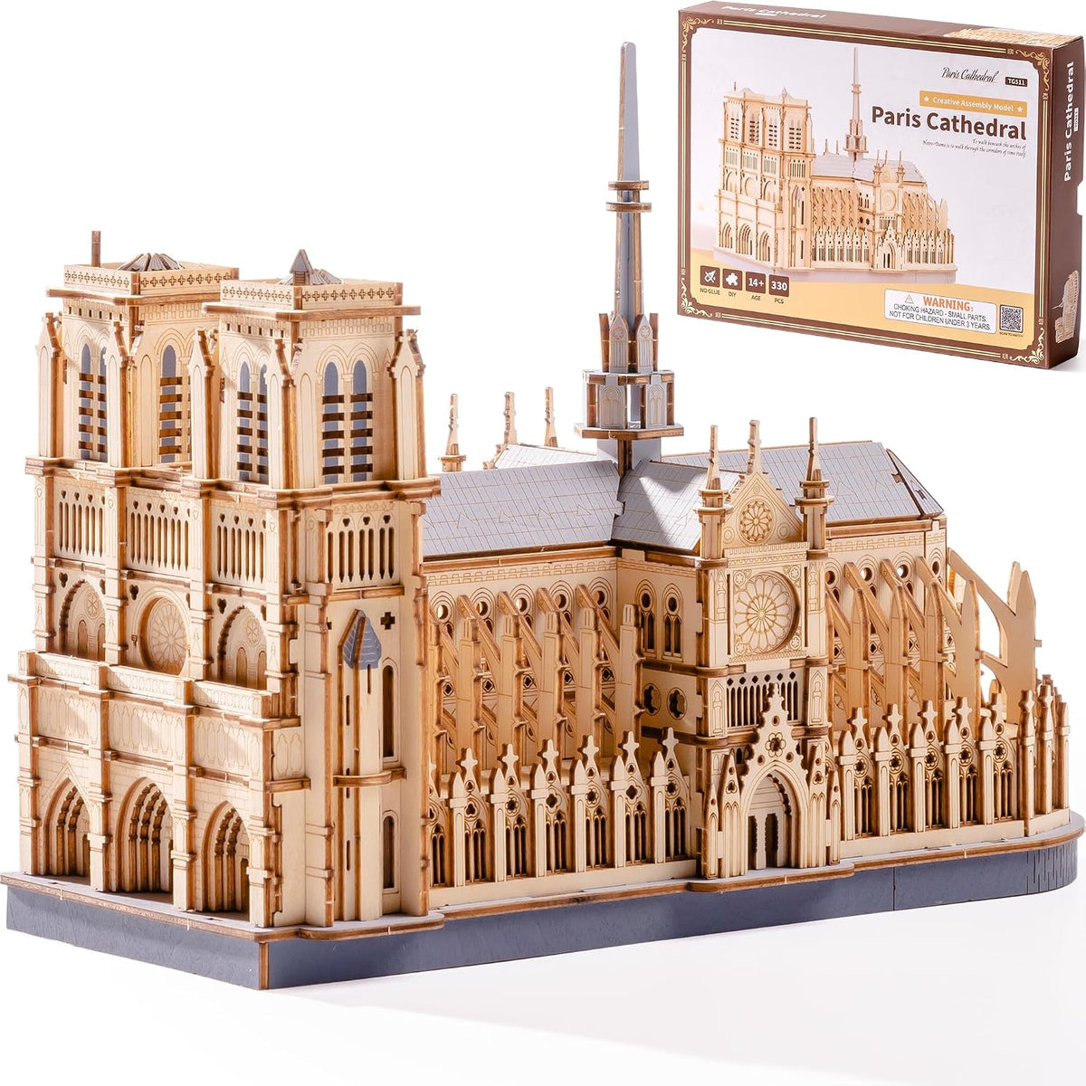 robotime 3d wooden puzzles for adults, scale 1:, main product view