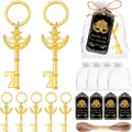 50Pcs Crown Mask Bottle Openers, Masquerade Party Wedding Favors Gifts Bulk | Zinc Alloy, Organza Bags, Thank You Tags, Masquerade Party, Weddings, Bridal Showers, Guest Return Gifts