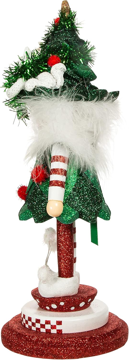 14-inch hollywood cats in tree hat nutcracker, package contents