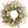 idyllic 22 inches spring wreath for front door, main product view