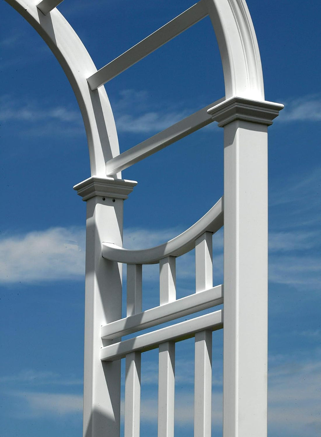 vienna 49" w x 91" h vinyl arbor, package contents
