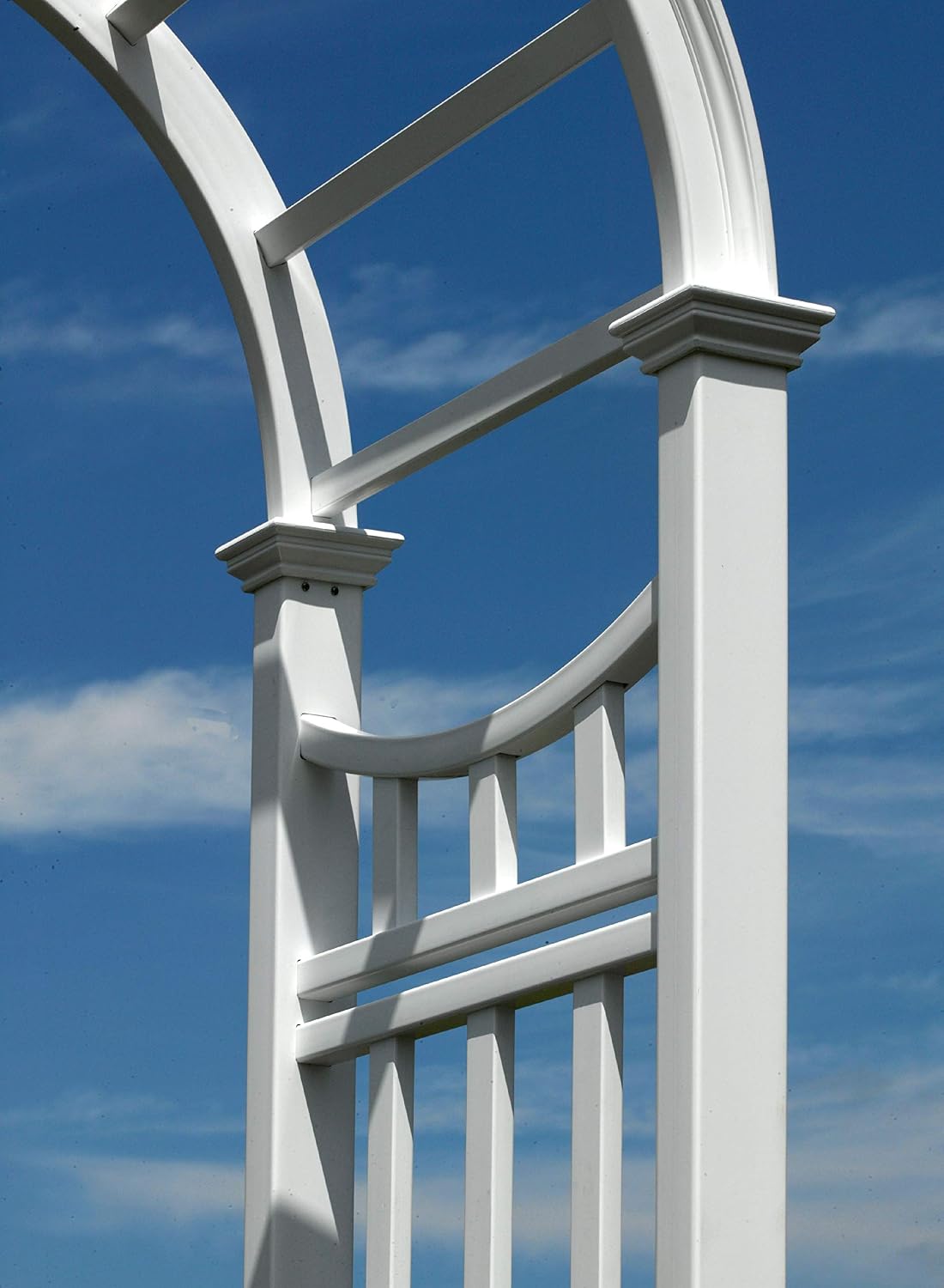 vienna 49" w x 91" h vinyl arbor, package contents