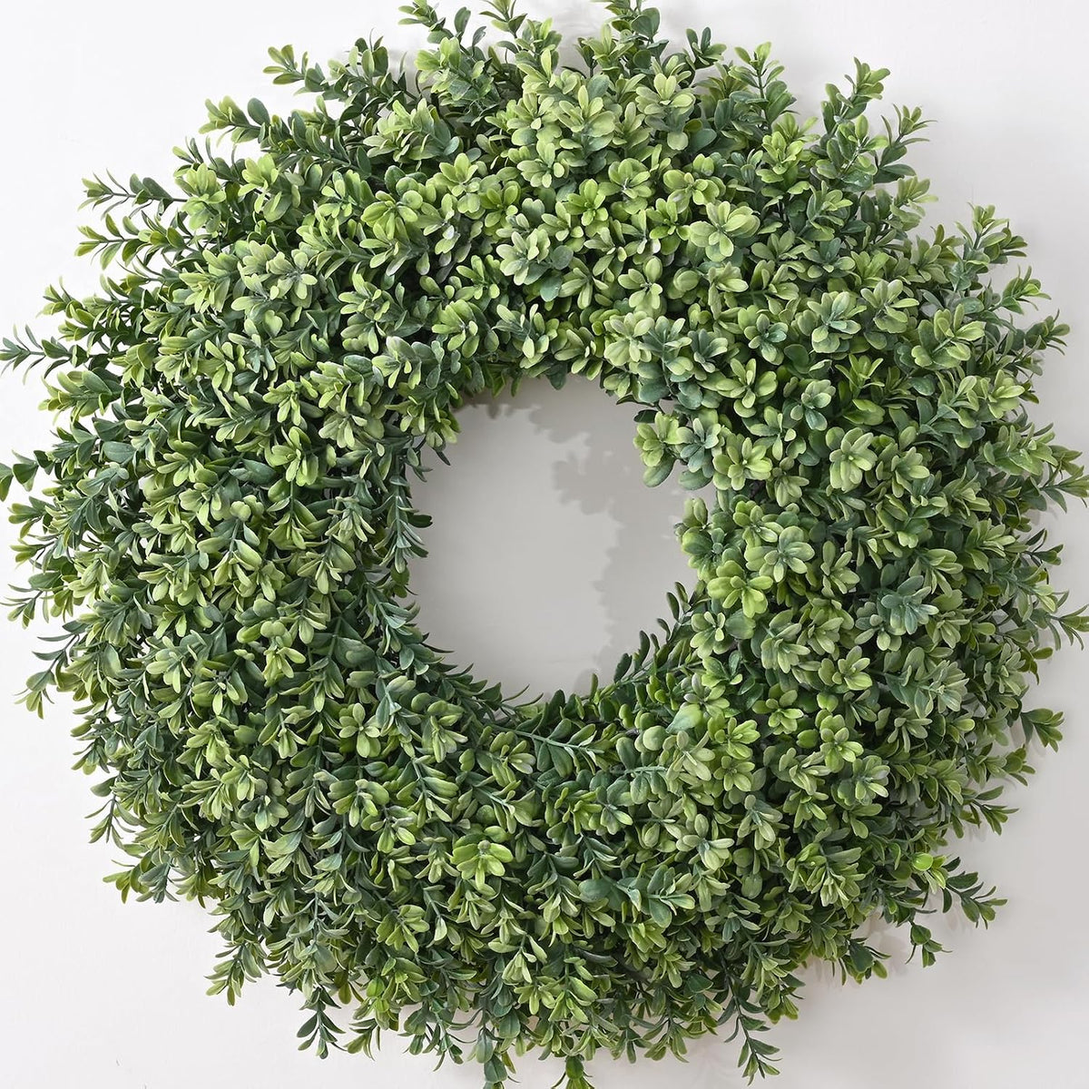 waipfaru 26'' fall boxwood wreath for front door, main product view