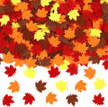 MARFOREVER Fall Felt Maple Leaf Confetti, 500Pcs Thanksgiving Leaves Confetti Decorations Mixed Autumn Table Scatter Sprinkles Centerpiece for Fall Art Crafts Supplies Thanksgiving Party Accessories