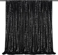 Black Sequin Backdrop 8ft x 8ft Glitter Photo Booth Black Backdrop Curtains