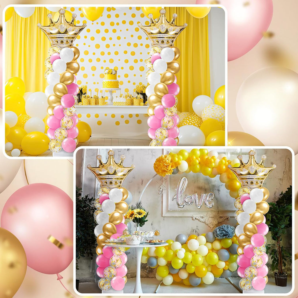 kasyat 2 sets princess party balloon column stand, package contents