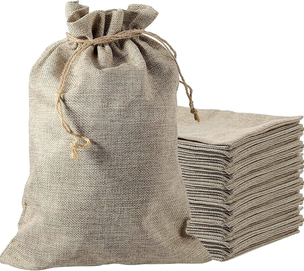 mouyat 30 pcs 10 x 14 inch burlap, main product view