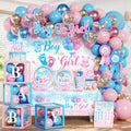 gender reveal decorations, all-in-one decor set for 25, main product view