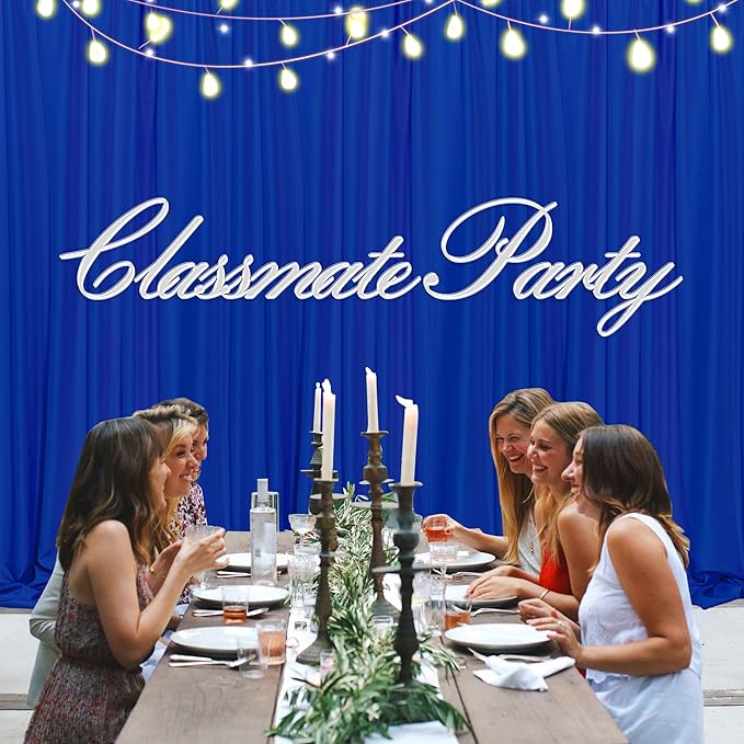 MEETSKY Royal Blue Backdrop Curtains for Parties Blue Curtains Photography Backdrop Drapes for Wedding Birthday Party Baby Showers Rod Pocket Home Sliding Door Decoration, 5ft x 7ft, 2 Panels