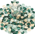 Alecono 𝟰𝟬𝟬𝙋𝙘𝙨 Silk Rose Petals, Green Fake Rose Petals for Wedding Decor, Flower Petals Decrations for Flower Girl Basket Birthday Party Decor