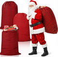 sweetude 3 pcs extra large christmas drawstring gift, main product view