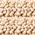 20mm wood beads natural unfinished round wooden loose, main product view