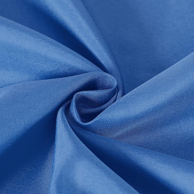 Cupuamon Square Tablecloth 52x52 inch Washable Polyester Fabric Table Cloth for Wedding Party Dining Banquet Decoration（52x52,Mediterranean Bule）